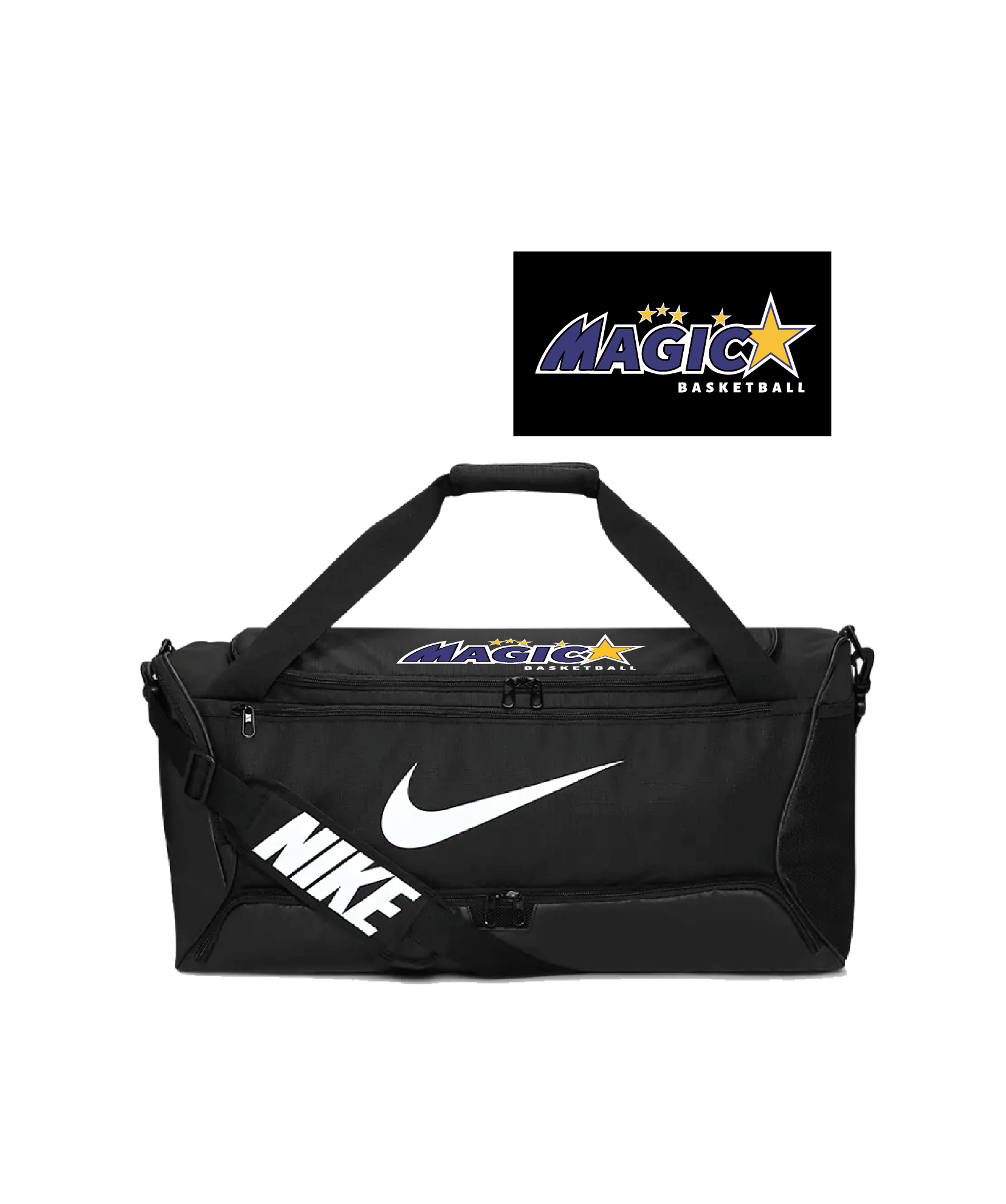 Nike Brasilia Duffel (60L) (Magic Basketball)