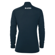 Womens Nike Training 1/4 Zip Midlayer (Neutral Bay Blazers)