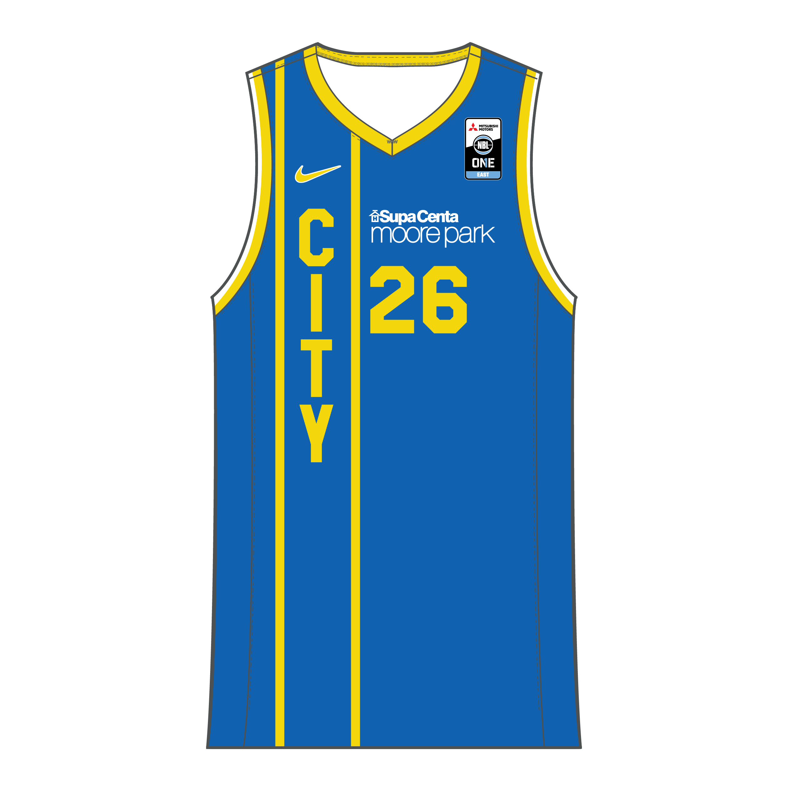 Womens Nike NBL1 Heritage Jersey (Sydney Comets)
