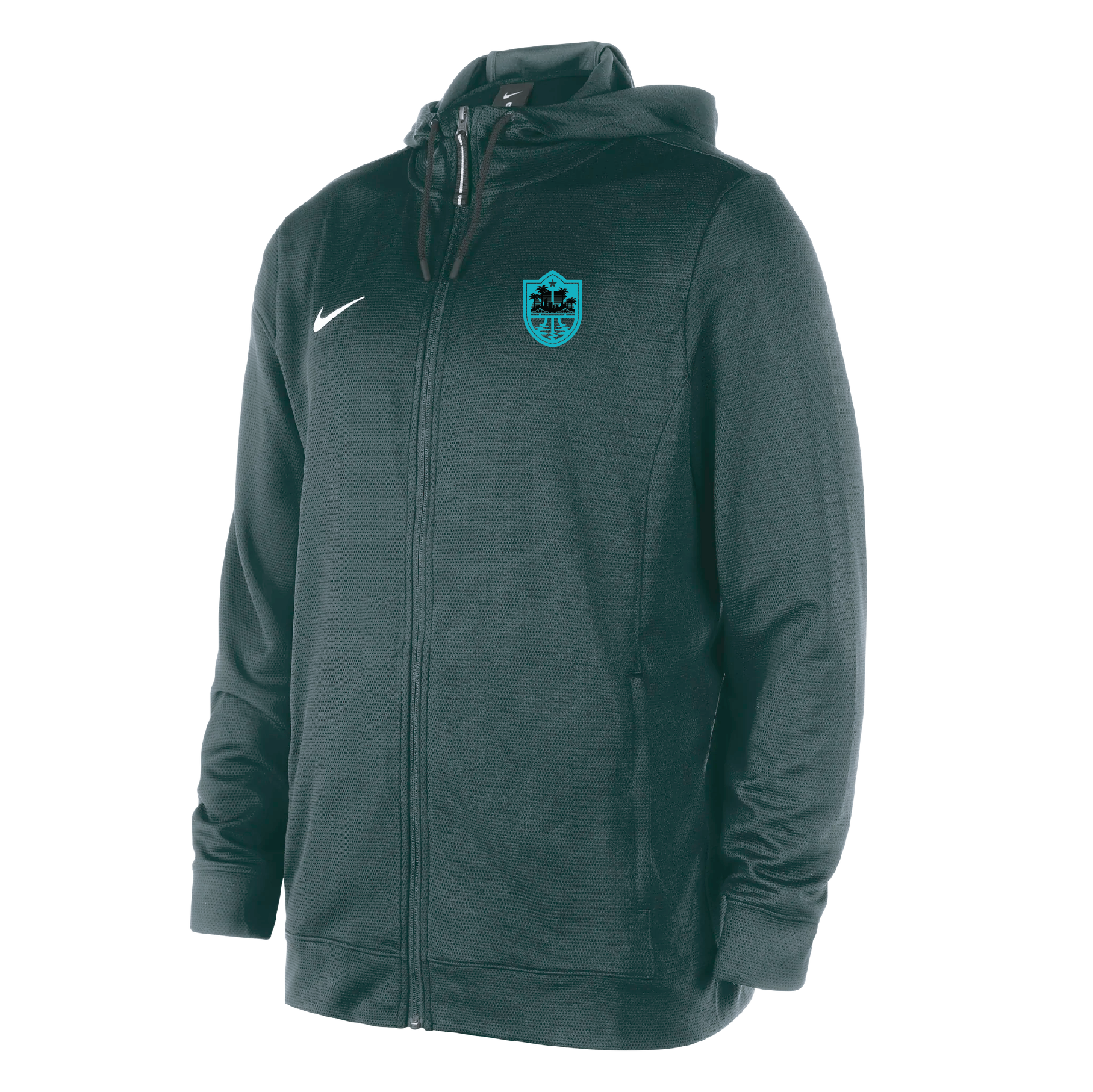 Youth Nike Team Basketball Hoodie Full Zip (Brisbane City)