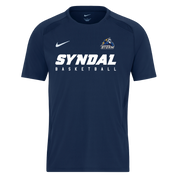 Womens Nike Training Top Short Sleeve (Syndal Storm Basketball)