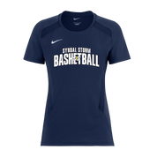 Womens Nike Training Top Short Sleeve (Syndal Storm Basketball)